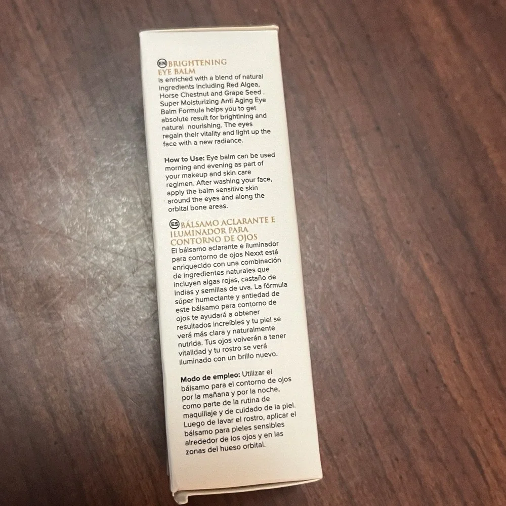 NEXXT‎ BEAUTY RADIANCE BRIGHTING EYE BALM 20ml NEW
